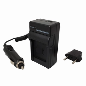 Batteries N Accessories BNA-WB-1539 Digital Camera Battery Charger - Replacement for Canon LC-E10, 5109B001 Charger, Compatible with Canon LP-E10 Battery - 110/220V Fold-in Plug with Car & EU adapters