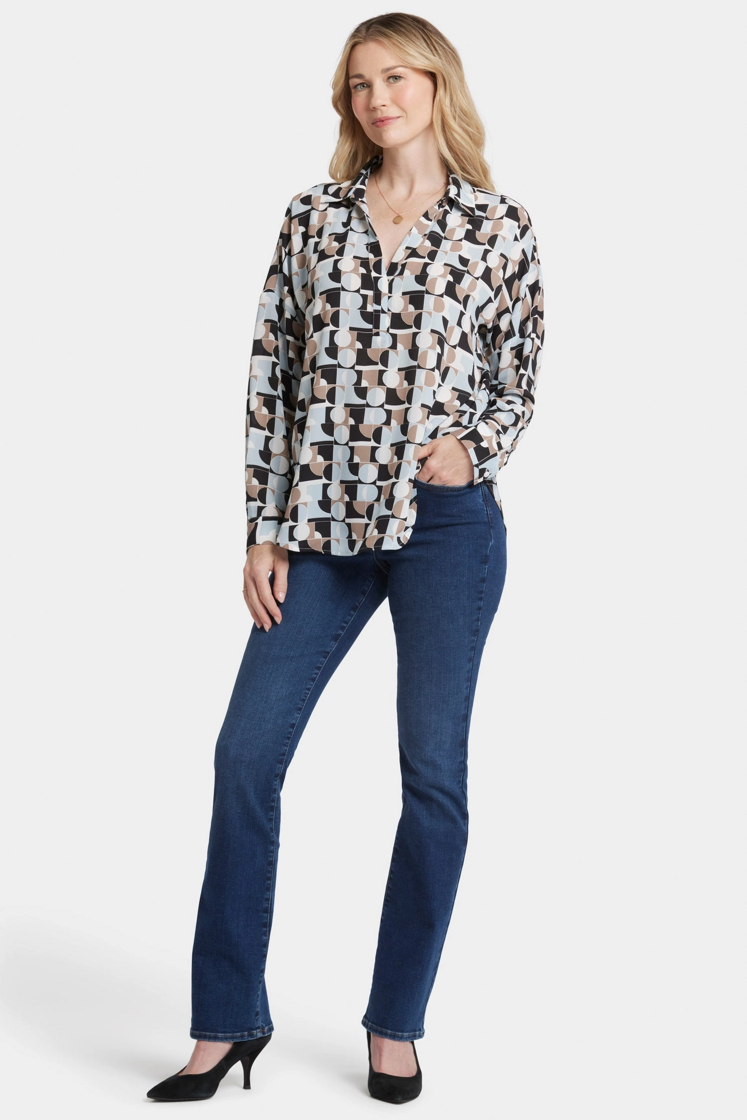 Becky Blouse - Light & Fog