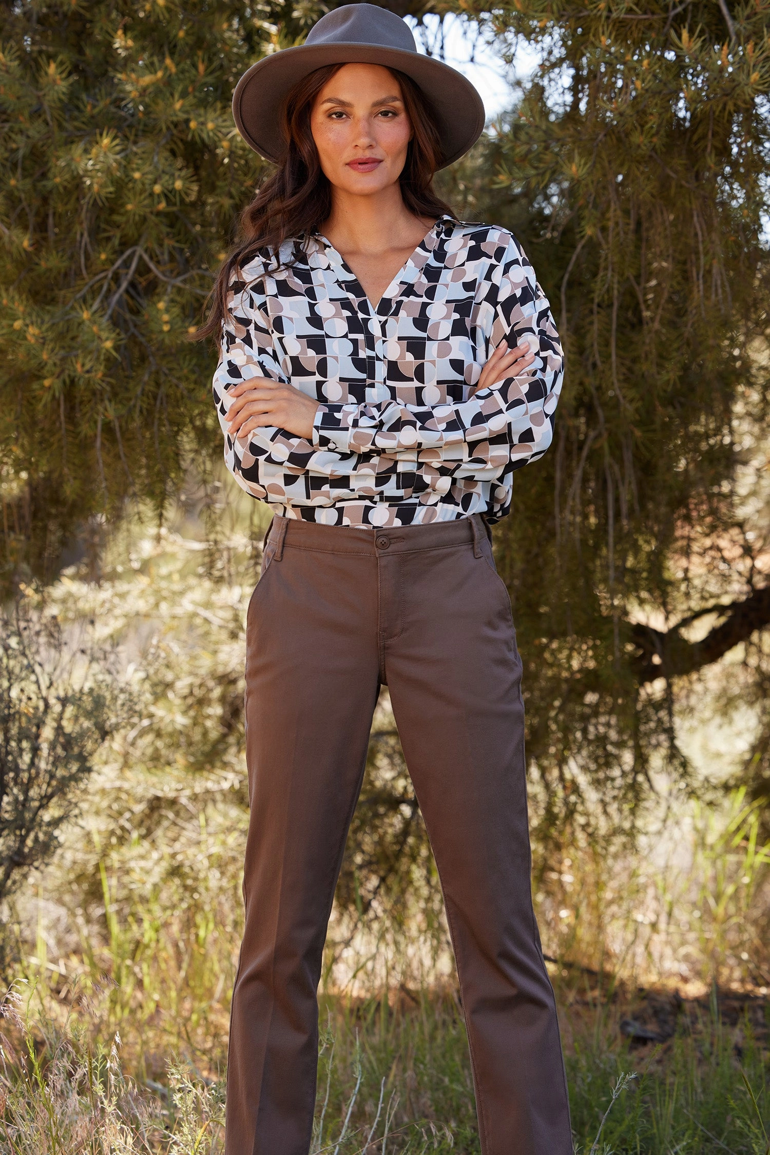 Becky Blouse - Light & Fog