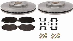 Brake rotor pad kit Chevrolet Impala Monte Carlo 2006-2010 w/ hardware REAR