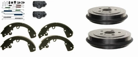 Brake shoe Drums Wheel cylinder and spring kit Fits Ford Focus 2012-2016