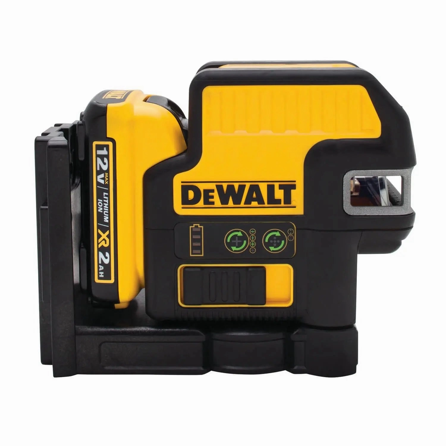 DEWALT DW0822LG-12V Max Line Laser, 2 Spot, Cross Line, Green