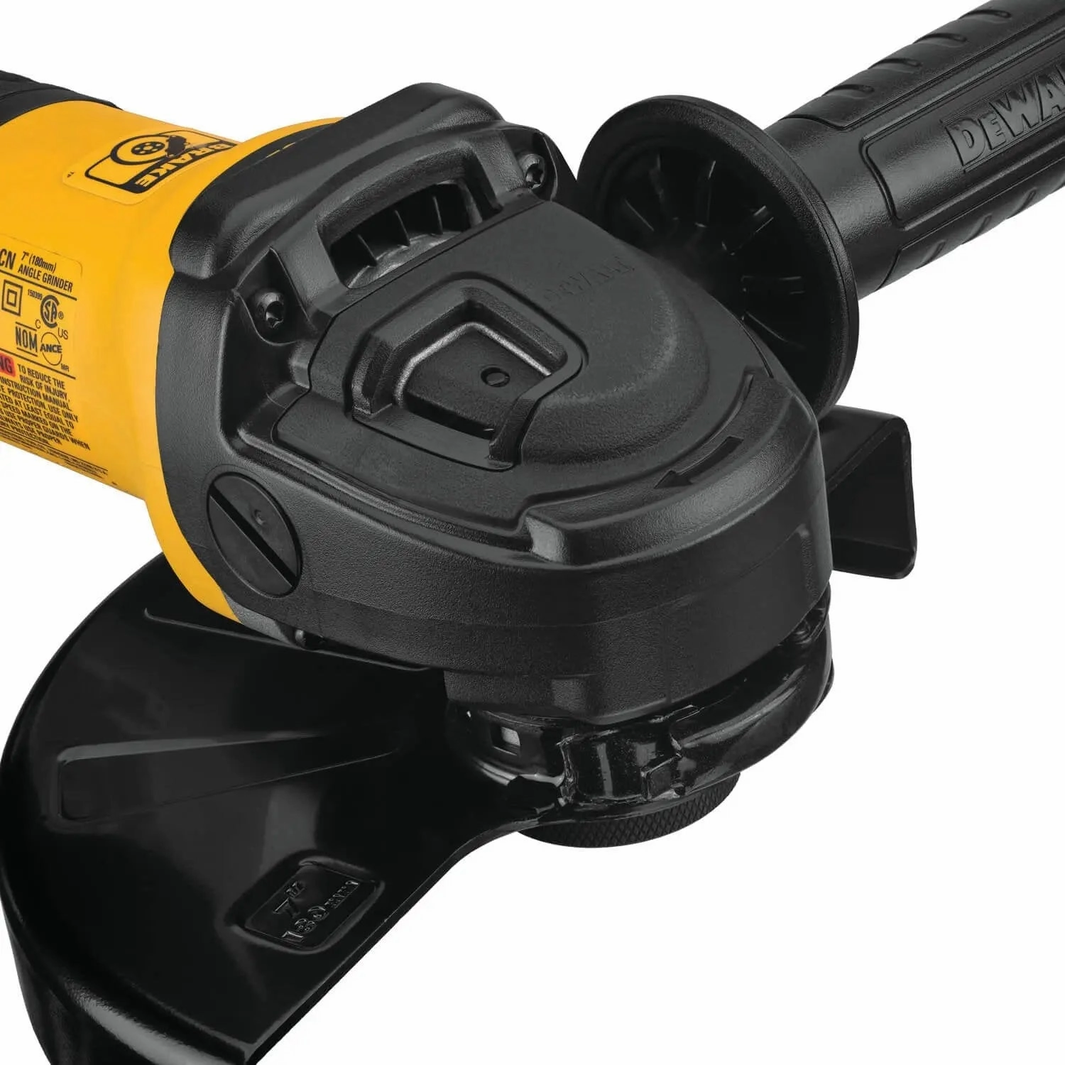 DEWALT DWE43840CN-Angle Grinder, Rat Tail, 7-Inch, 13-Amp