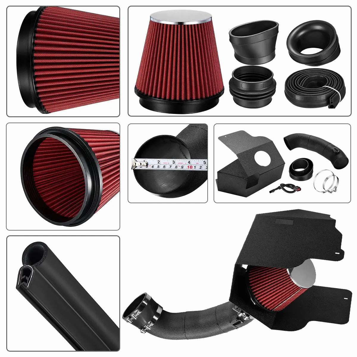 EVIL ENERGY Cold Air Intake Kit For 2017-2019 6.7L Powerstroke Diesel F250 F350 F450 F550