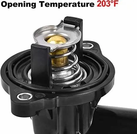 EVIL ENERGY Thermostat Housing Assembly 05184651AF 49569 Compatible with 2011-2015 Dodge Durango 2011-2020 Jeep Grand Cherokee 3.6L