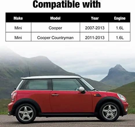 EVIL ENERGY Thermostat Housing Assembly  11537534521 Compatible with 2007-2013 Mini Cooper 2011-2013 Mini Cooper Countryman 1.6L