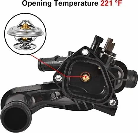 EVIL ENERGY Thermostat Housing Assembly  11537534521 Compatible with 2007-2013 Mini Cooper 2011-2013 Mini Cooper Countryman 1.6L