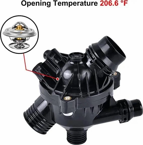 EVIL ENERGY Thermostat Housing Assembly  11537549476  Compatible with BMW E60 E65 E90 335i 535i 128i 135i