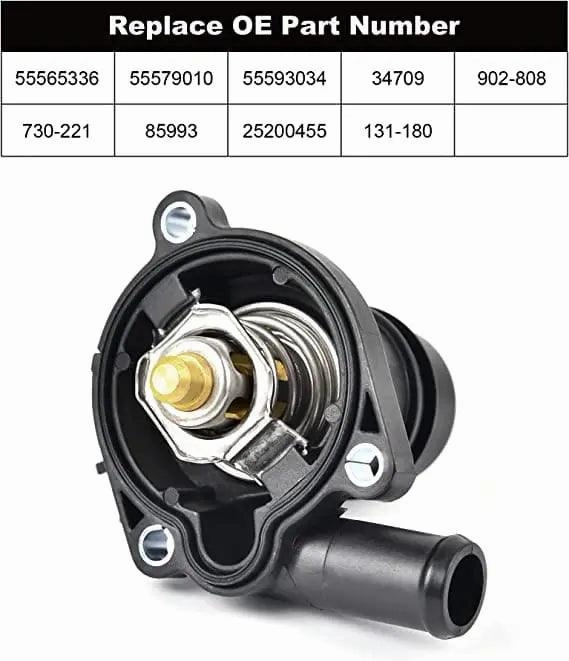 EVIL ENERGY Thermostat Housing Assembly 55565336 902-808 Compatible with 2013-2020 Buick Encore 2011-2016 Chevrolet Cruze