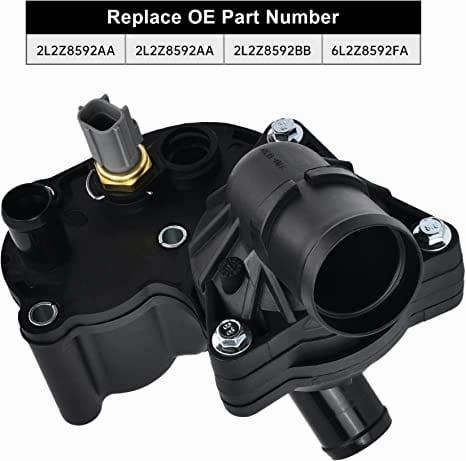 EVIL ENERGY Thermostat Housing Kit Assembly  2L2Z8592AA Compatible with 2002-2010 Ford Explorer Sport & Mercury Mountaineer V6 4.0L