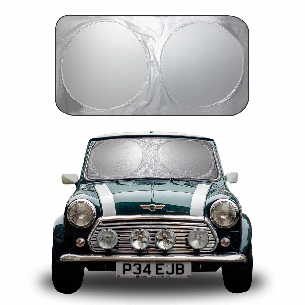 Free Foldable Car Windshield Sunshade in Reflective Silver