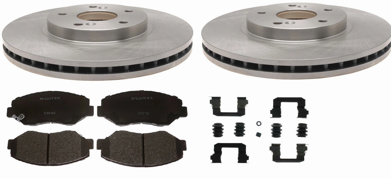 Front and Rear  Brake Disc Rotors Ceramic Pads Kit CR-V ACURA RDX 4 x 4