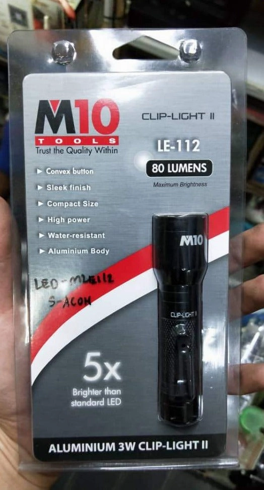 M10 Aluminium 80 Lumens LED Clip Light | Model : LED-MLE112 (Discontinued)