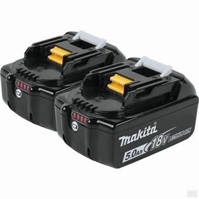 Makita 18V 5Ah Li-Ion Battery BL1850B-2 (2-Pack) 196681-7