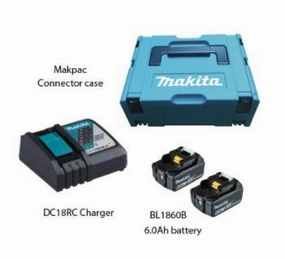 Makita 18V MKP1RG182 Makpac Power Source Battery Combo Kit (6.0Ah) | Model : M*198119-8