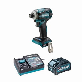 MAKITA TD001GM103  -  XGT 40V (4.0 Ah) MAX Li-Ion Brushless 1/4” Impact Driver Kit