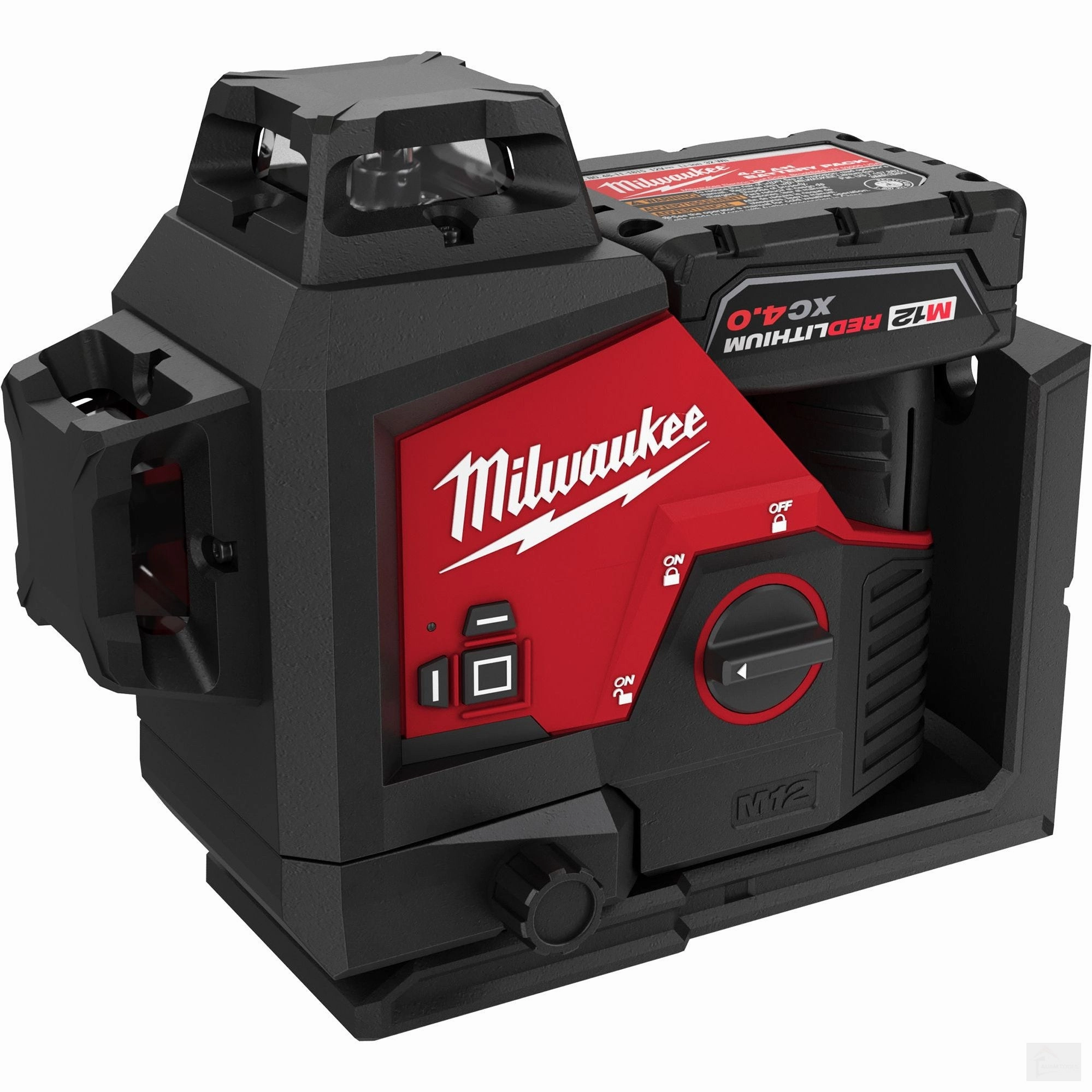 MILWAUKEE M12 Green 3 Plane Laser Kit (3632-21)