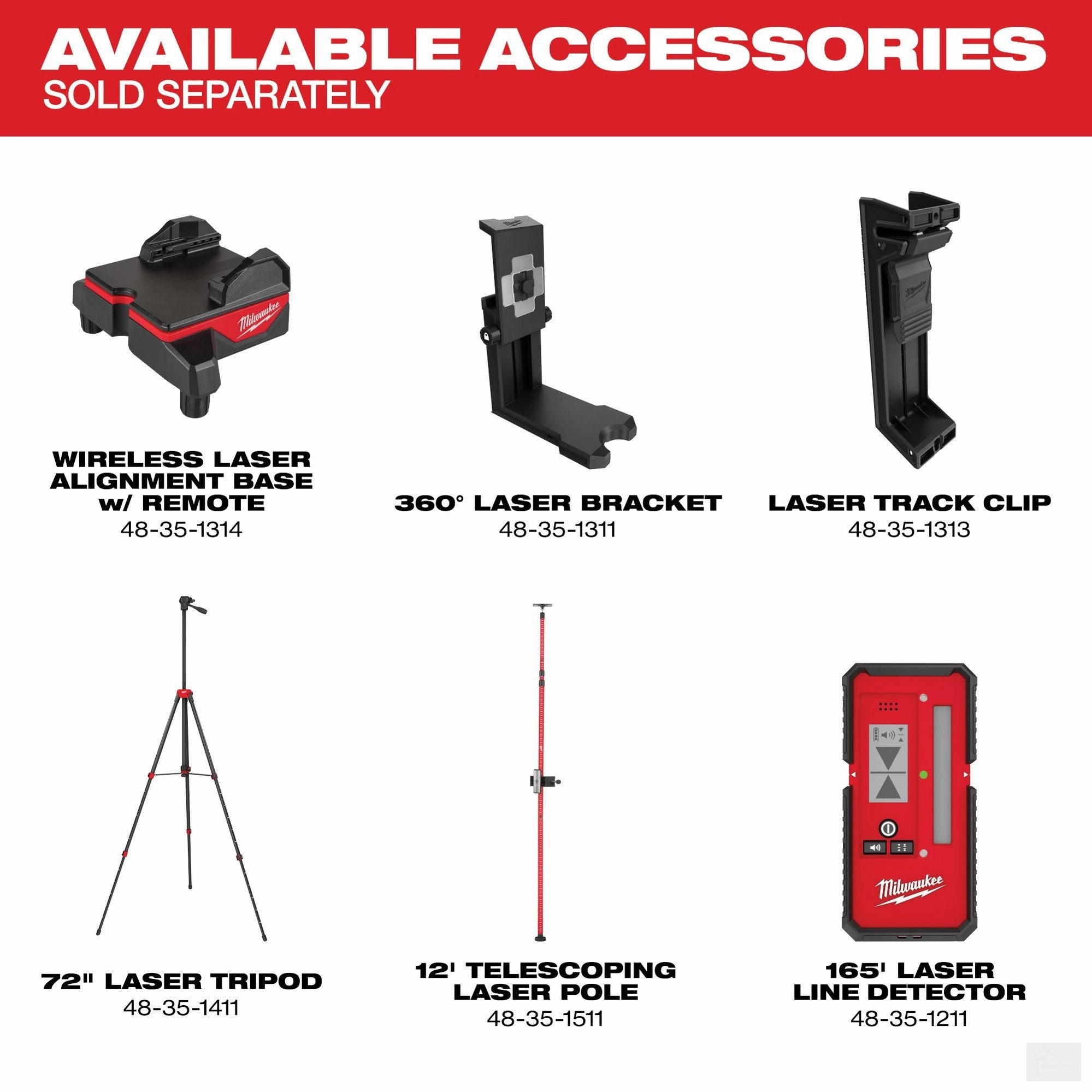 MILWAUKEE M12 Green 3 Plane Laser Kit (3632-21)