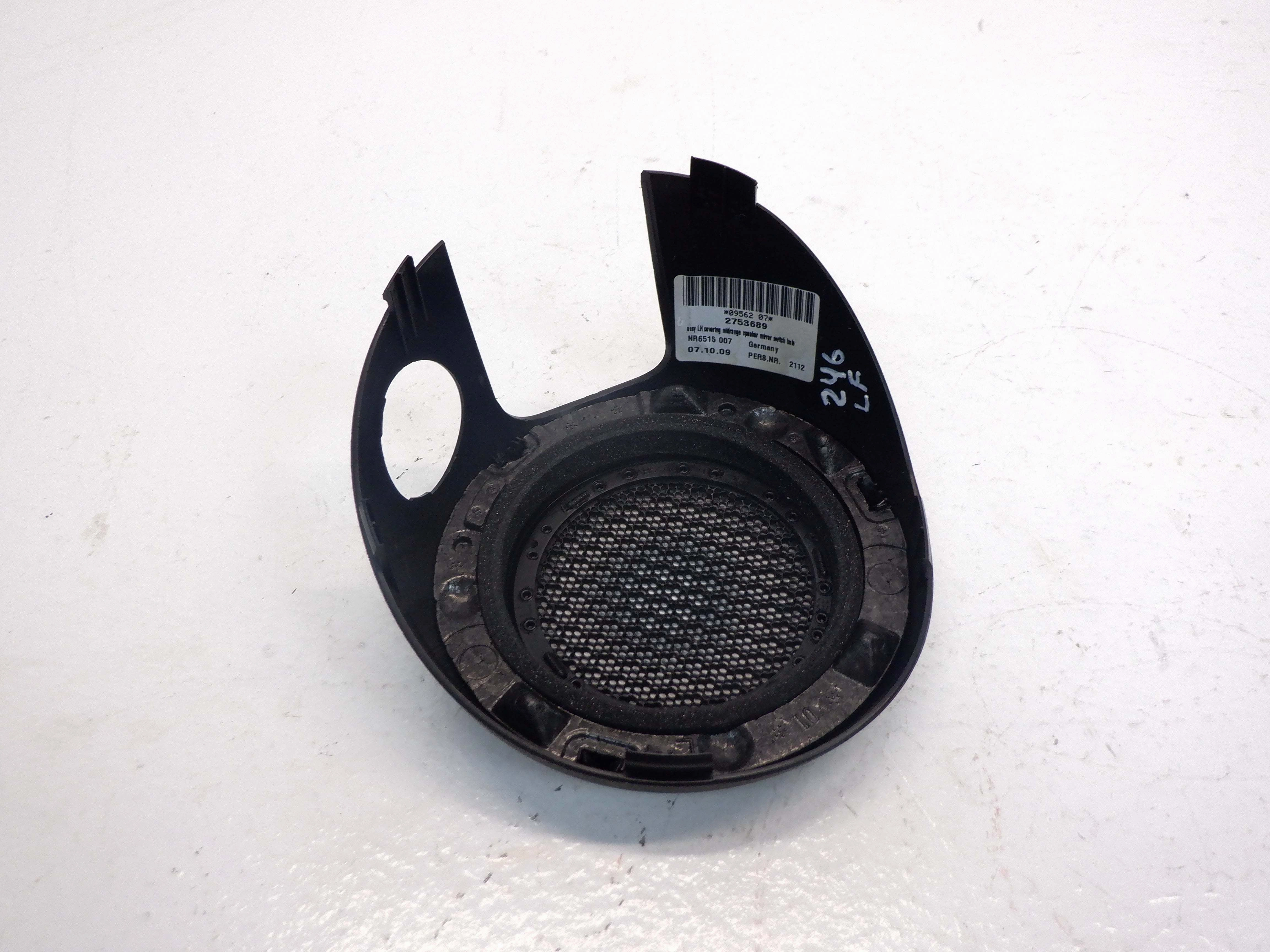 Mini Cooper Left Front Door Upper Speaker Grille Carbon Black 51412753689 07-15 R5x