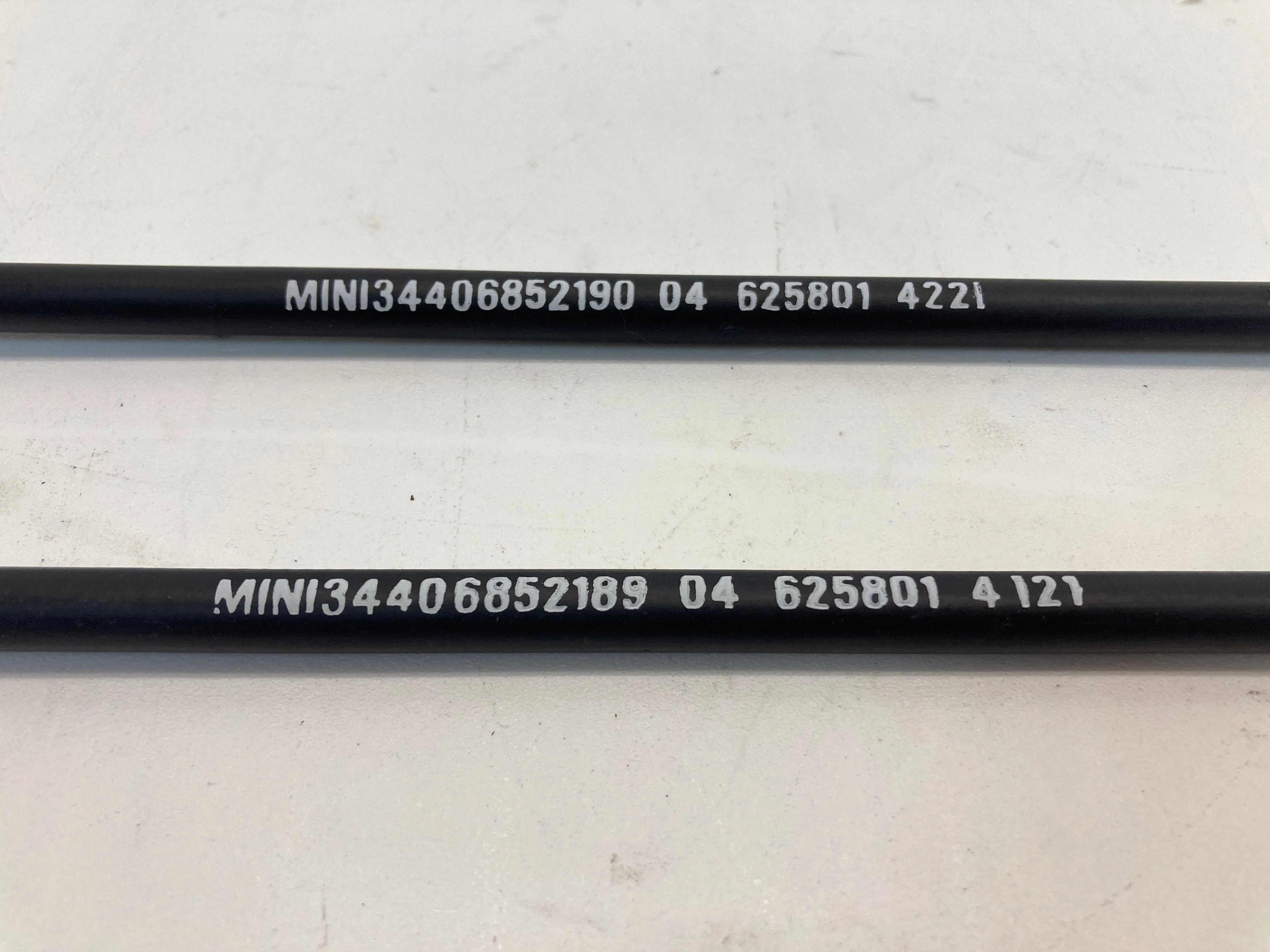 Mini Cooper Parking Brake Cables Set New OEM 34406852190 34406852189 F56 F55 F57