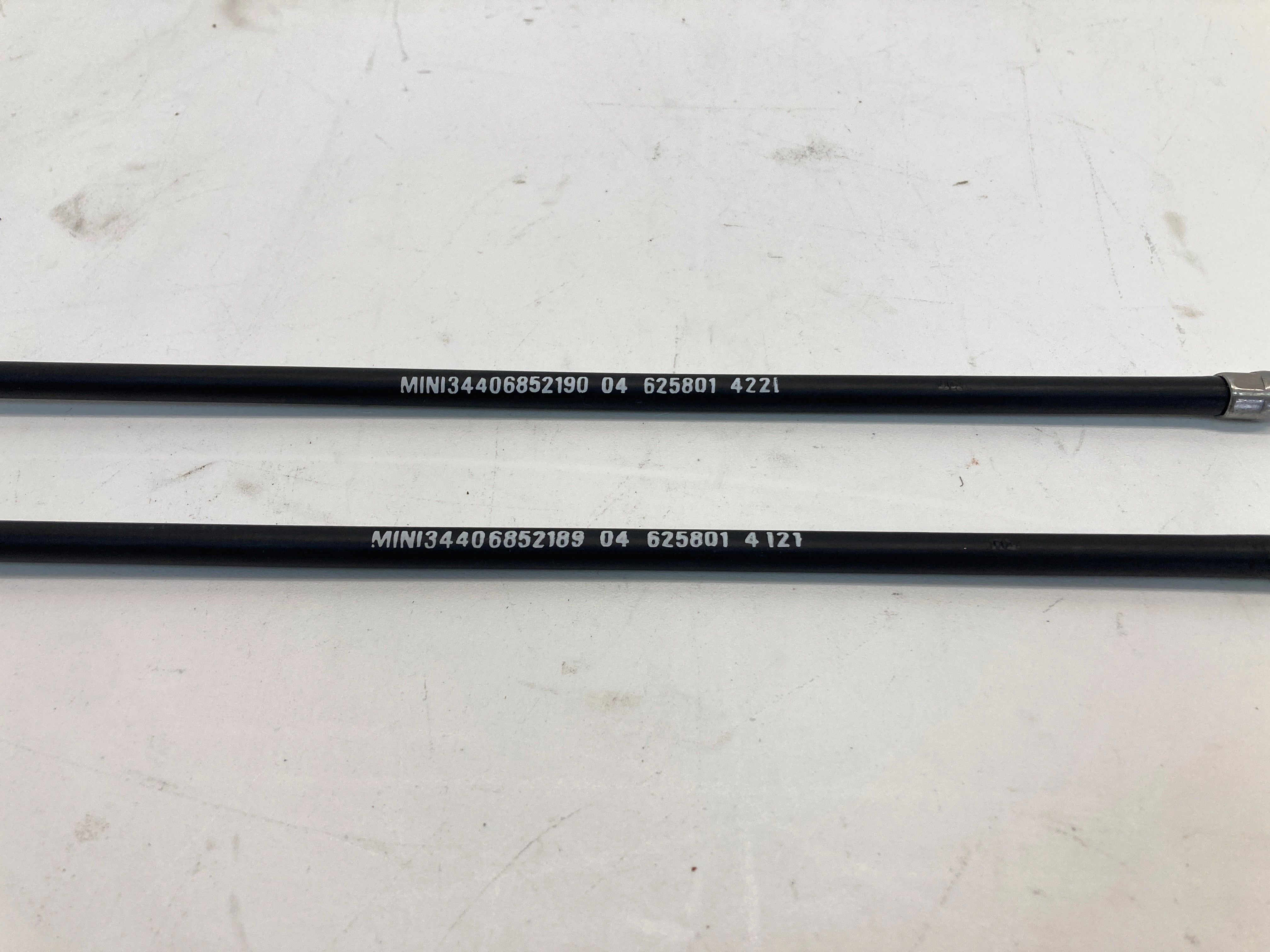 Mini Cooper Parking Brake Cables Set New OEM 34406852190 34406852189 F56 F55 F57