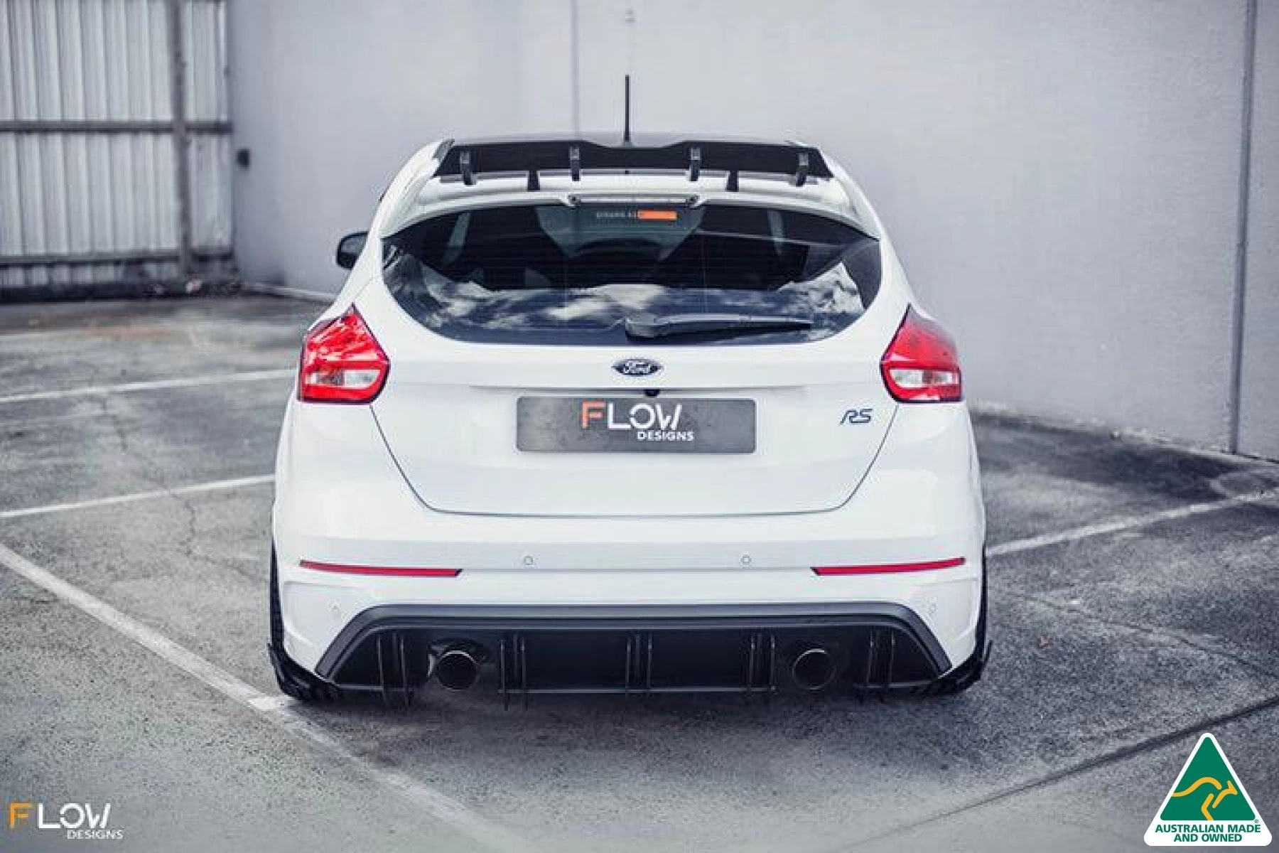 MK3 Focus RS Flow-Lock Rear Diffuser (USDM)