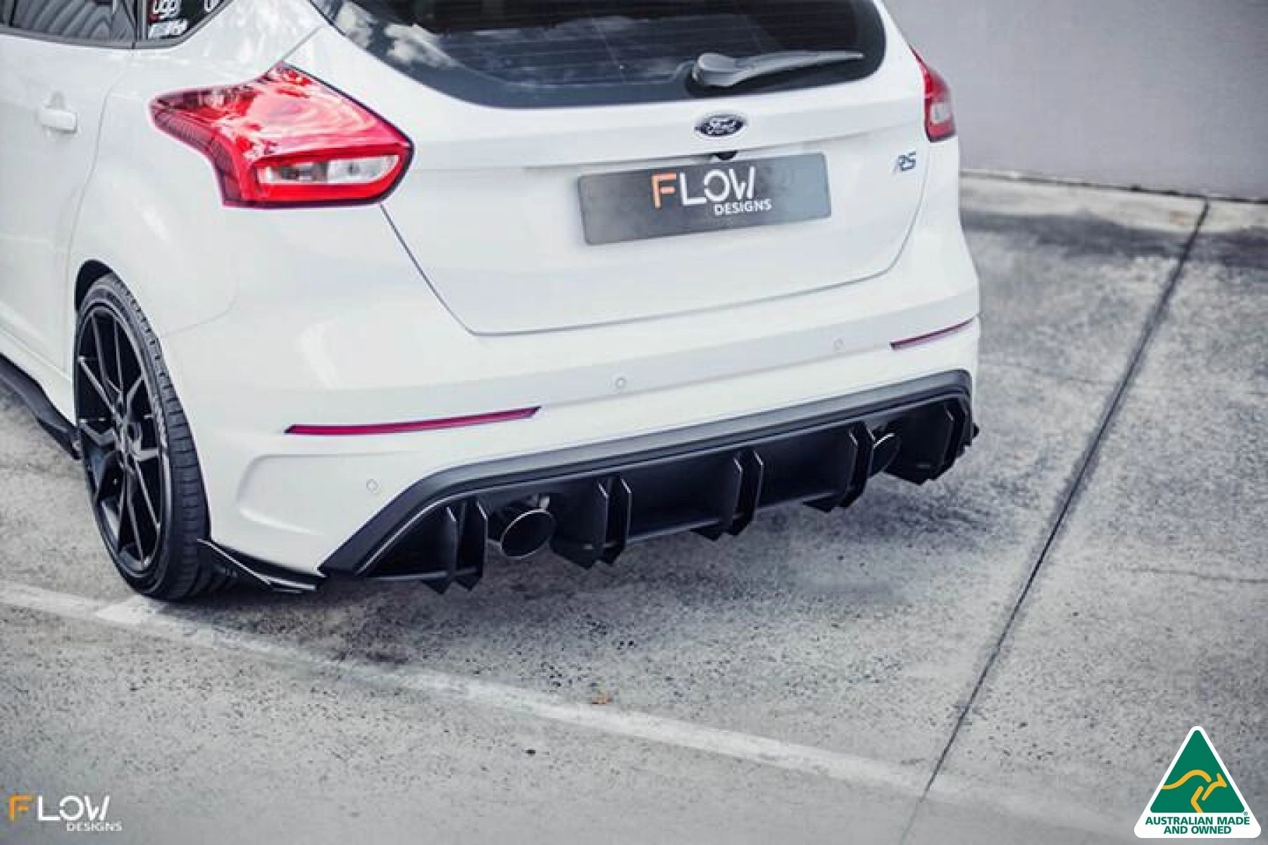 MK3 Focus RS Flow-Lock Rear Diffuser (USDM)
