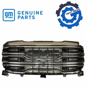 New OEM GM Grill Grille Assembly Chrome 2022-2023 GMC Sierra 1500 AT4 84878064