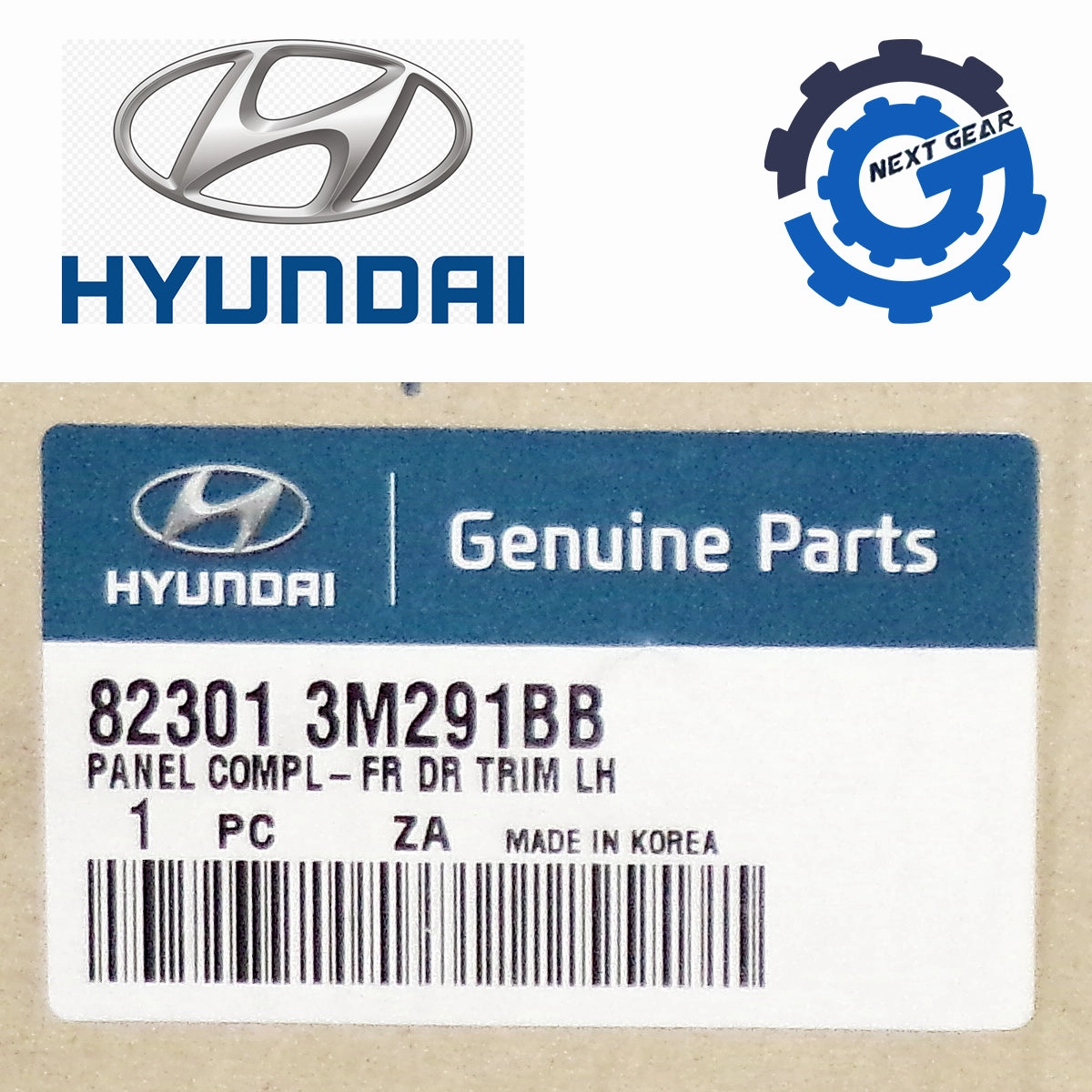 New OEM Hyundai Left Front Interior Door Panel 2008-2014 Genesis 823013M291BB