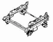 New OEM Hyundai Seat Track and Removal Assembly 2006-2008 Entourage 896214D110