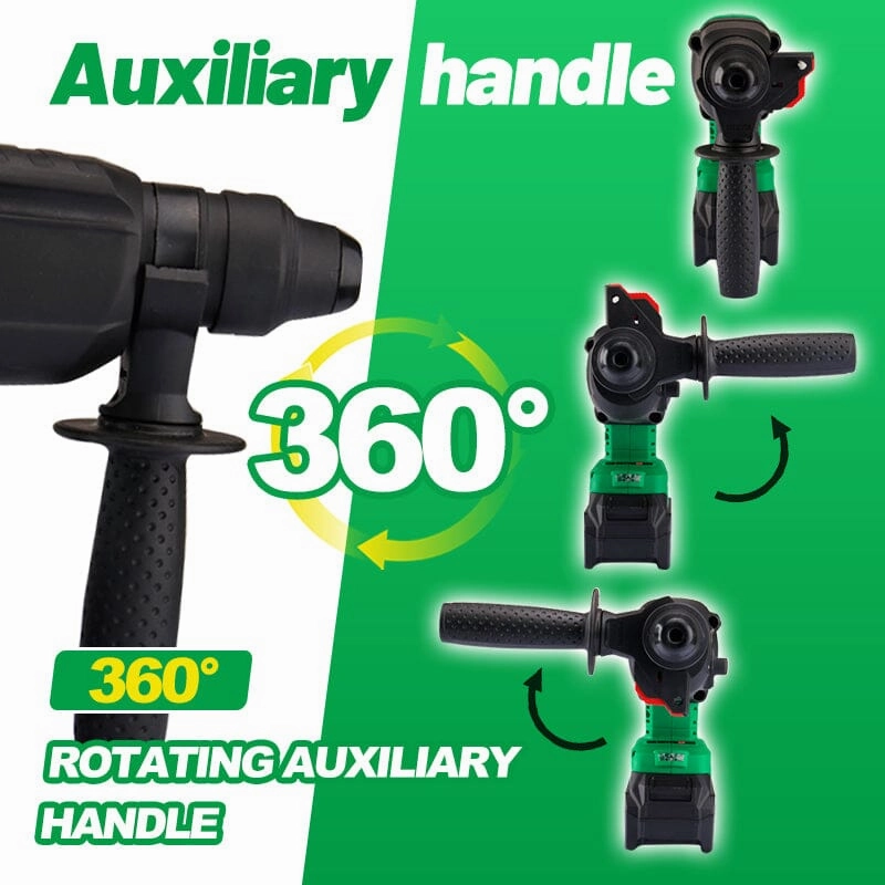NEWBEAT 21V Cordless Rotary Hammer (BL)  C/W 2 Battery & 1 Charger | Model : NBT-CRH-26C