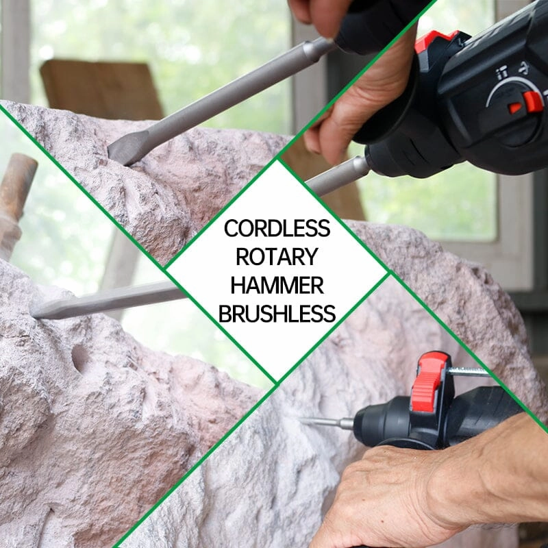 NEWBEAT 21V Cordless Rotary Hammer (BL)  C/W 2 Battery & 1 Charger | Model : NBT-CRH-26C