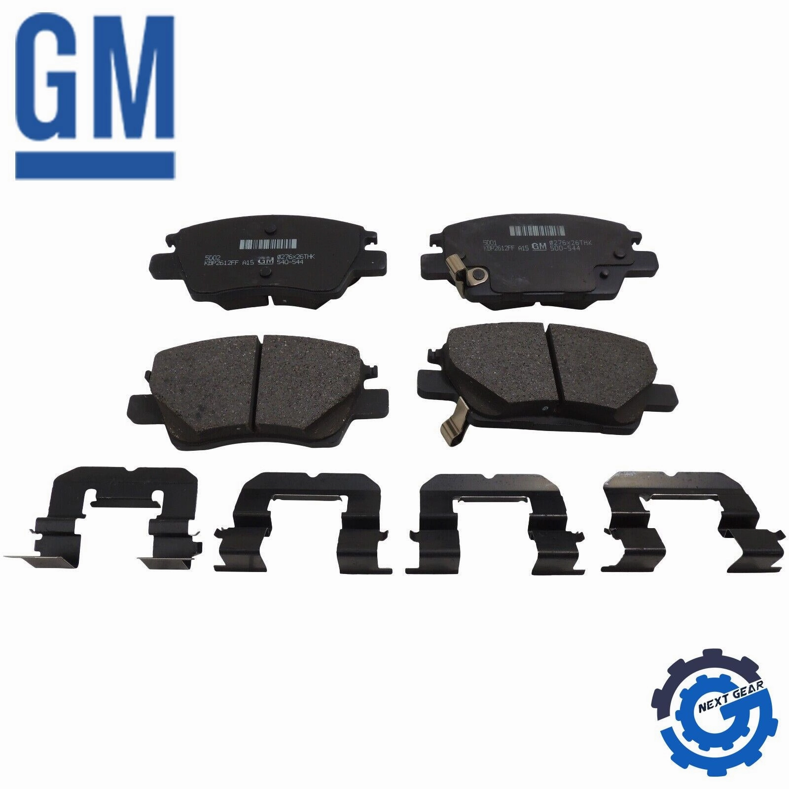 OEM GM Front Ceramic Brake Pads 16-22 Equinox Terrain Malibu 84125520 1711199