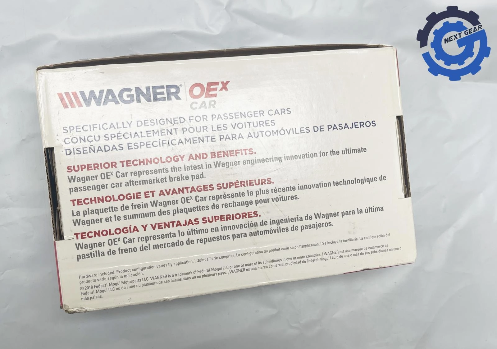 OEX1404 New OEM Wagner Ceramic Front Brake Pads Chevy Camaro 2010-15 w/ Hardware