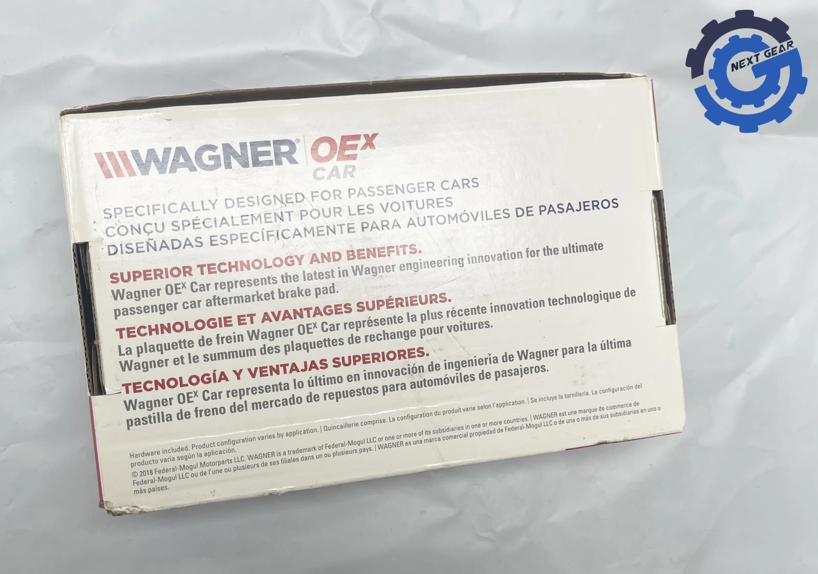 OEX1633A New OEM Wagner Ceramic Front Brake Pads Audi Q3 V/W 2018-22 w/ Hardware