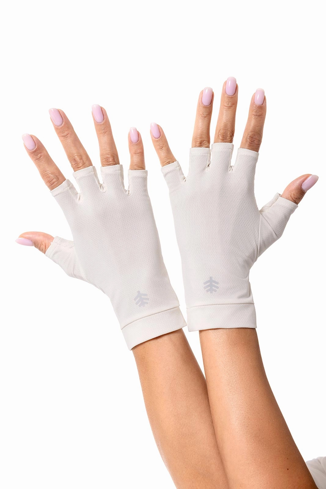 Ouray UV Fingerless Sun Gloves | Pearl