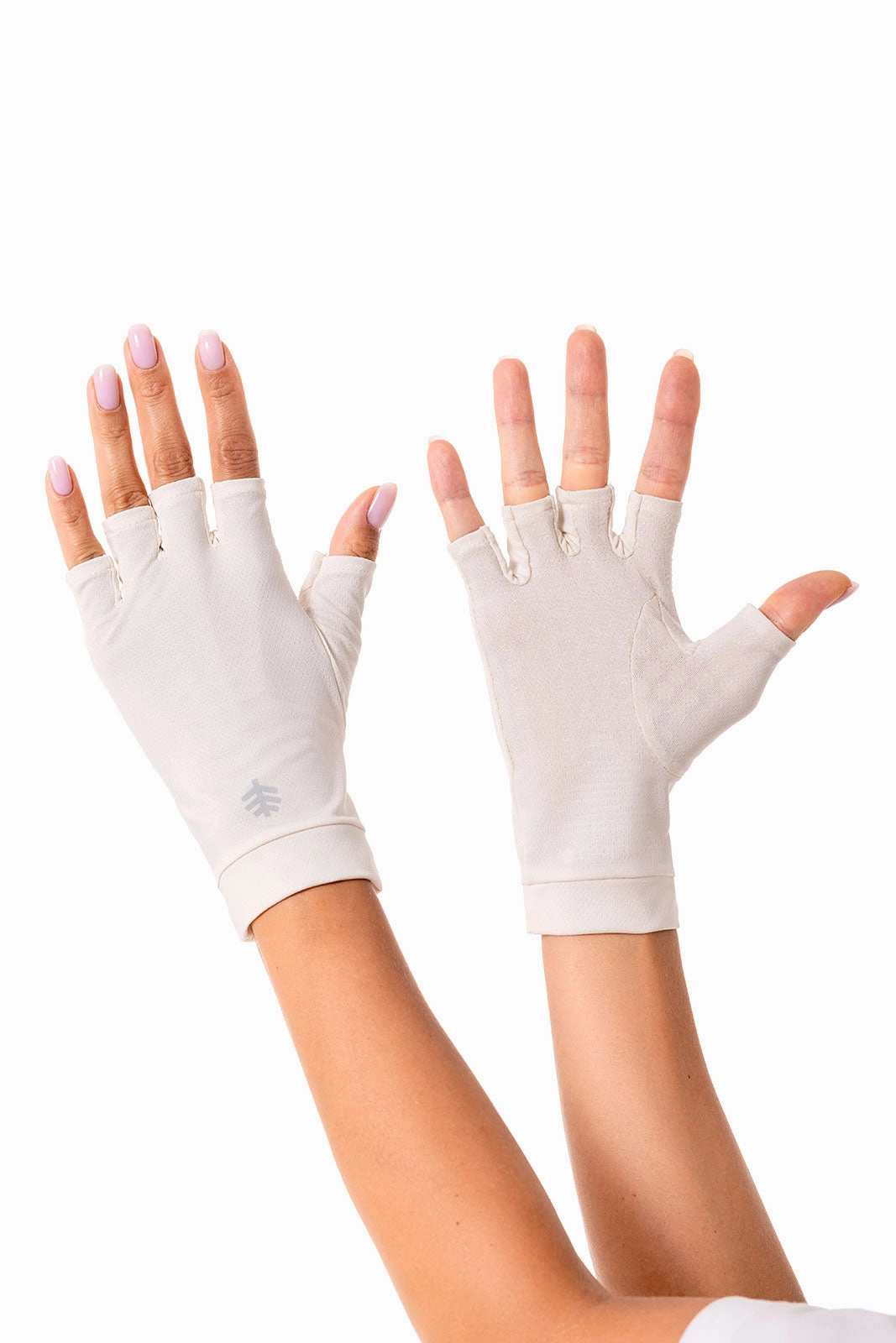 Ouray UV Fingerless Sun Gloves | Pearl