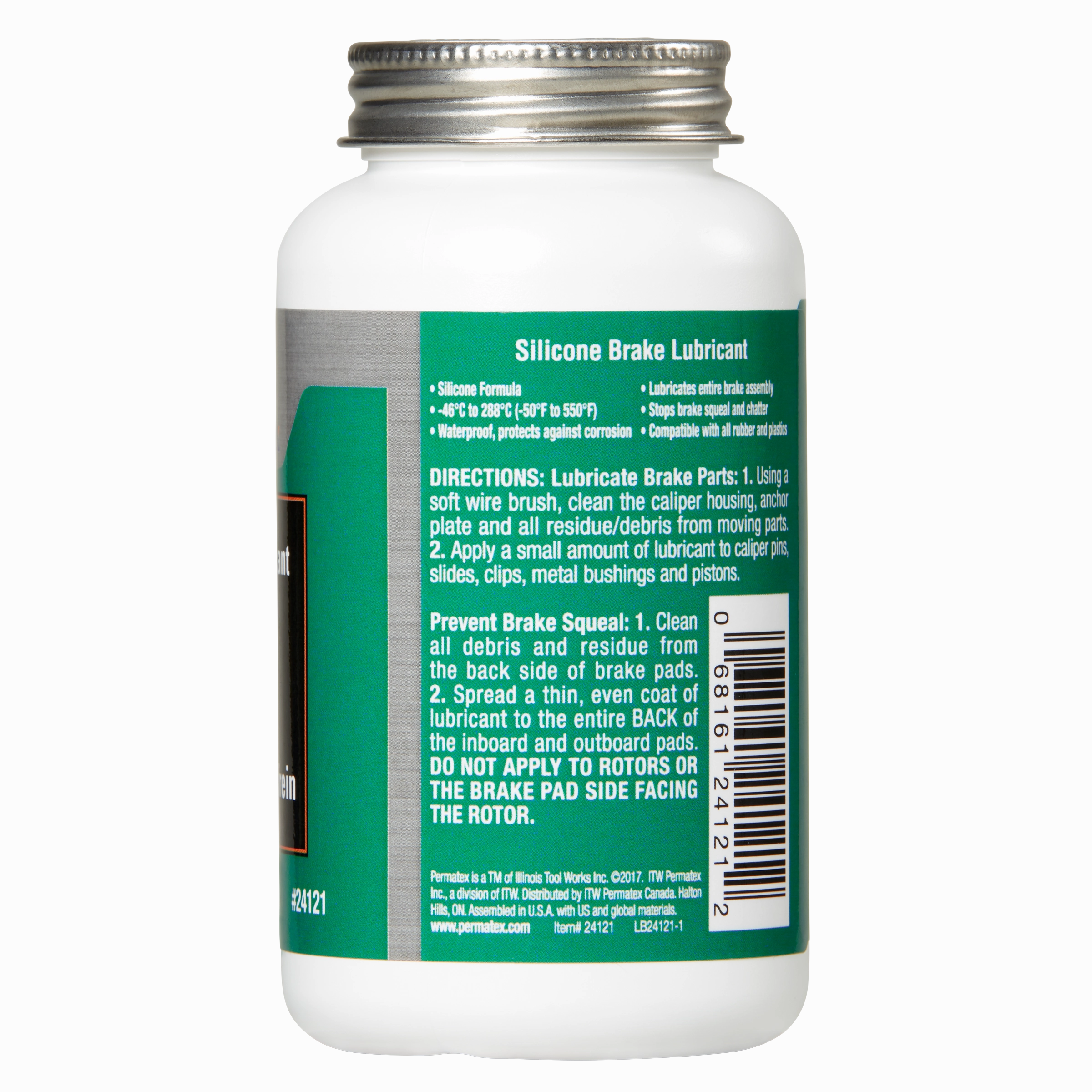 Permatex® Green Silicone Brake Lubricant, 236mL Can