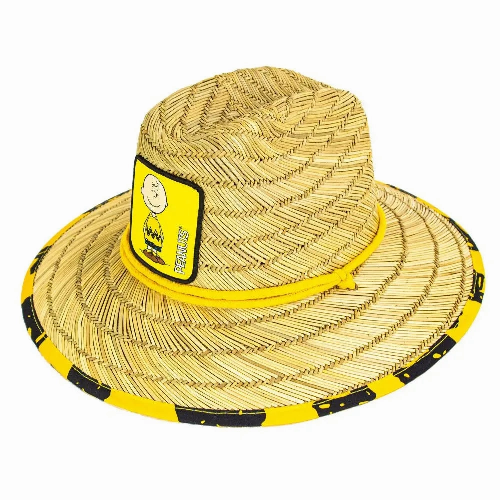 Peter Grimm Peanuts Charlie Junior - Childrens Straw Lifeguard Hat