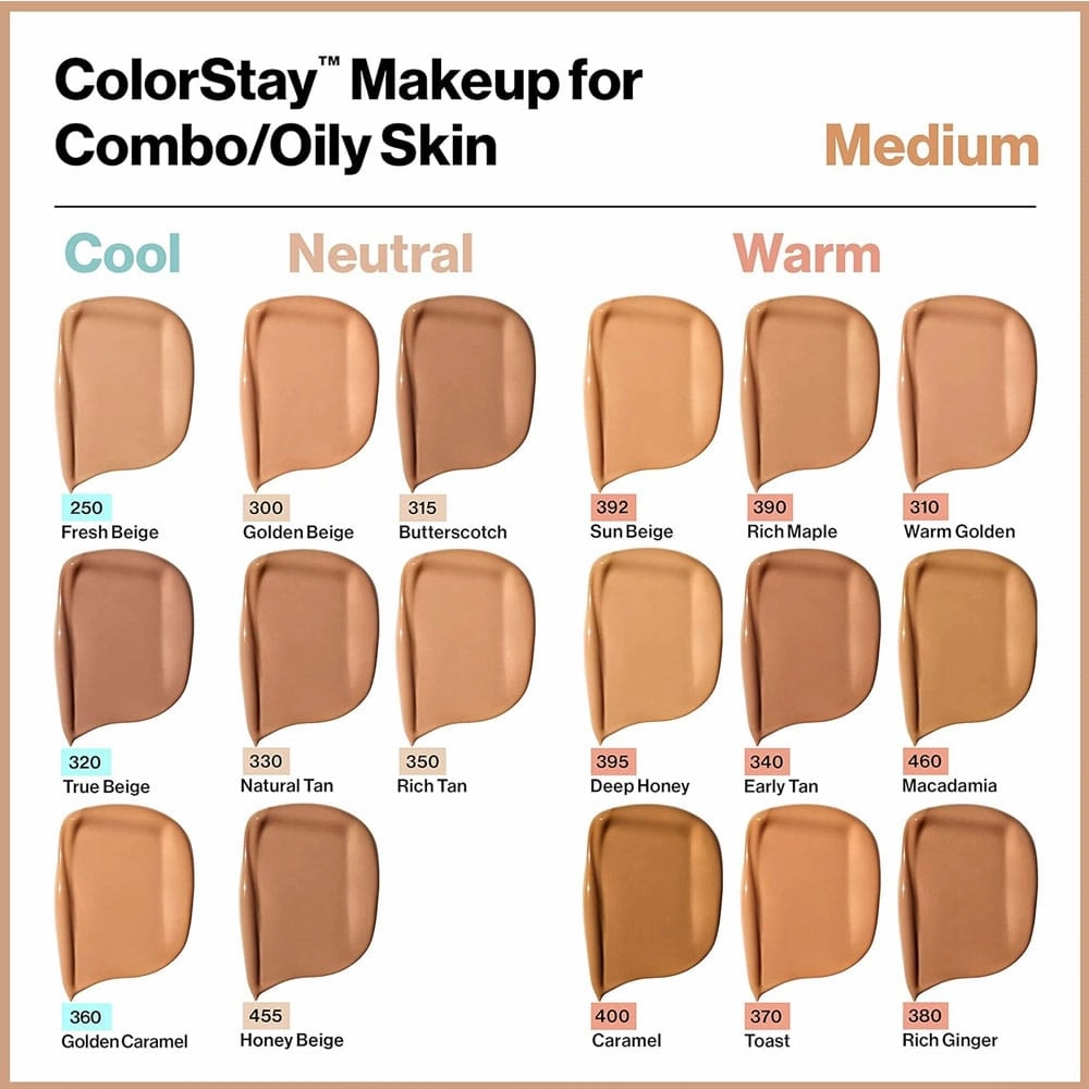 Revlon ColorStay Combination/Oily Foundation SPF15 310 Warm Golden 30ml