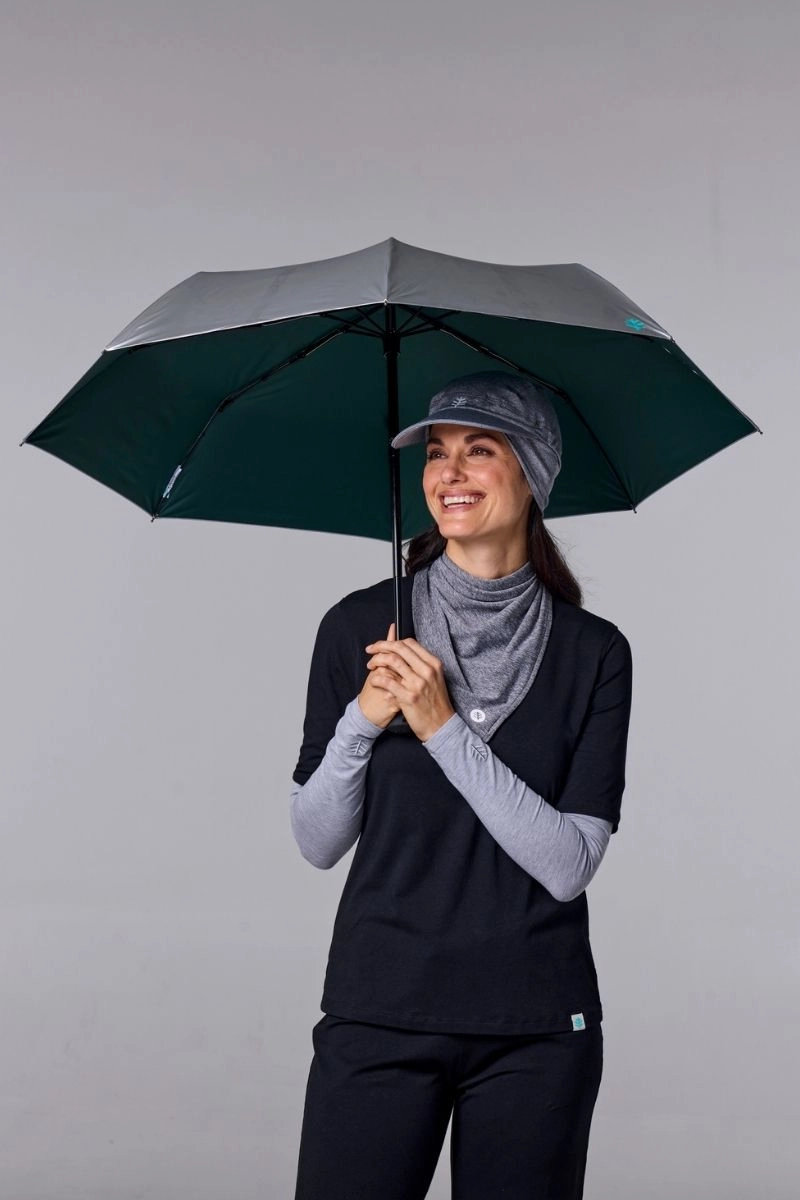 Sanya Compact Umbrella | Silver