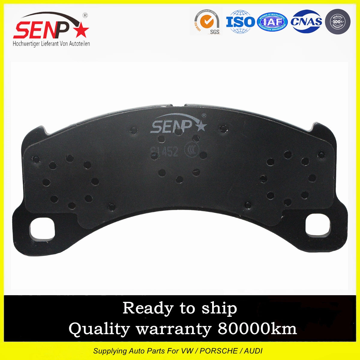 SENP Genuine Quality Semi Metallic Ceramic Auto Brake Pads