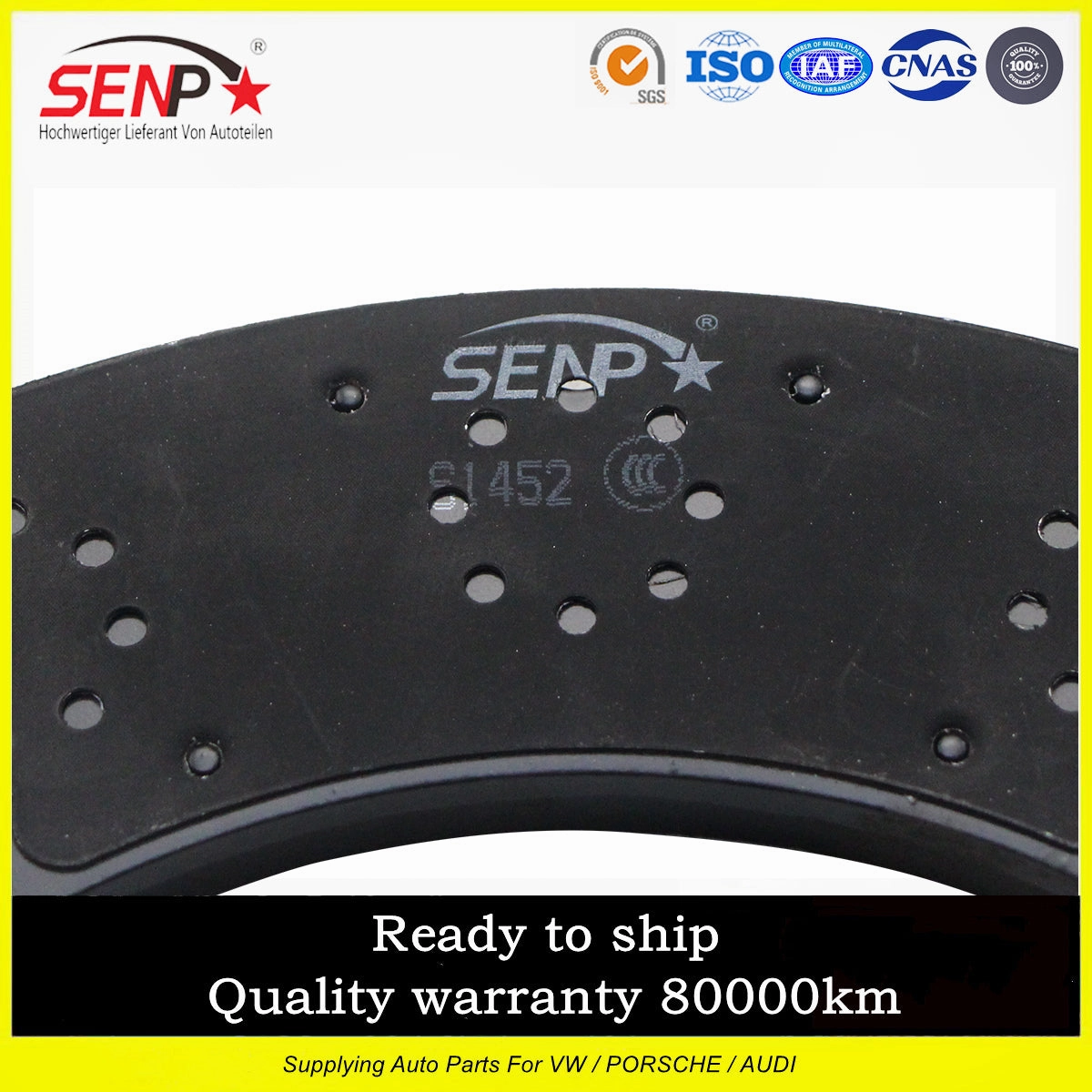 SENP Genuine Quality Semi Metallic Ceramic Auto Brake Pads