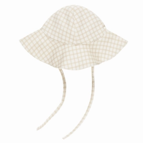Sun Hat - Oat Check