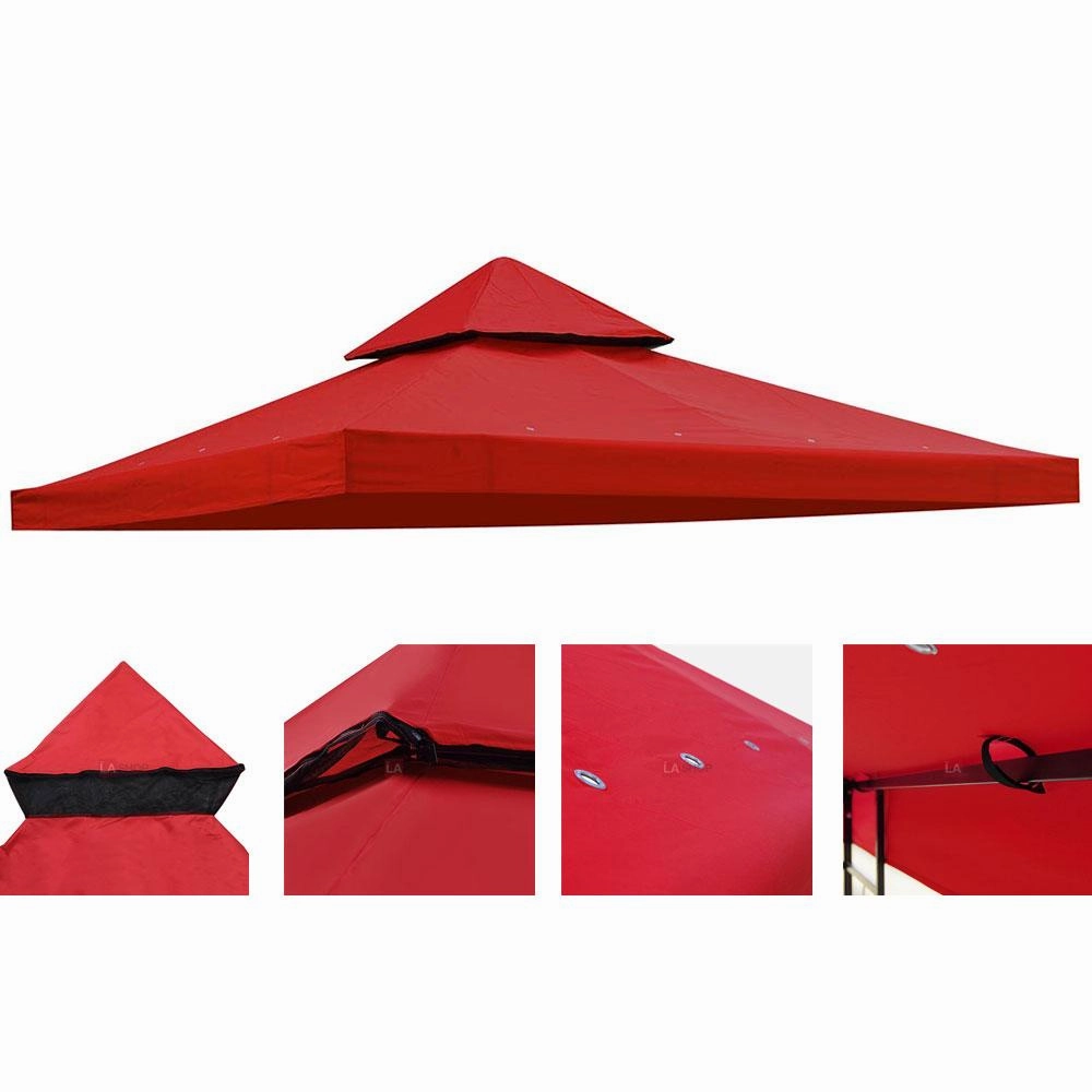 TheLAShop 10x10 ft Gazebo 2-Tier Replacement Canopy