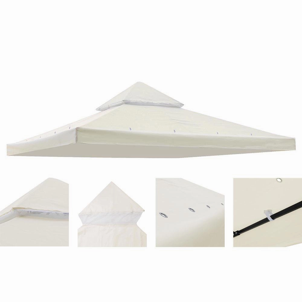 TheLAShop 10x10 ft Gazebo 2-Tier Replacement Canopy