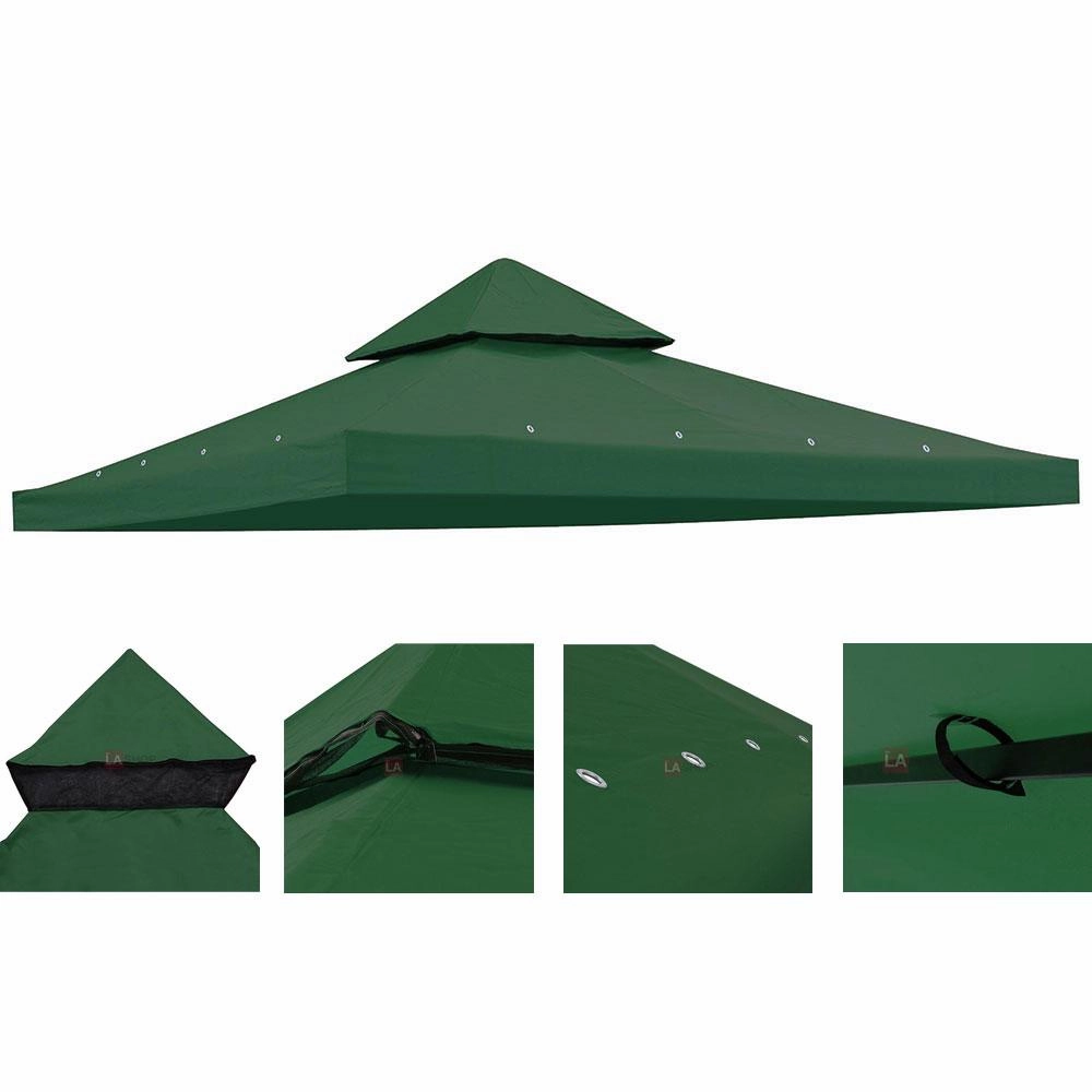 TheLAShop 10x10 ft Gazebo 2-Tier Replacement Canopy