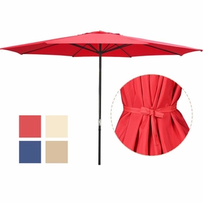 TheLAShop 13 Foot 8-Rib Patio Furniture Table Market Umbrella Color Optional