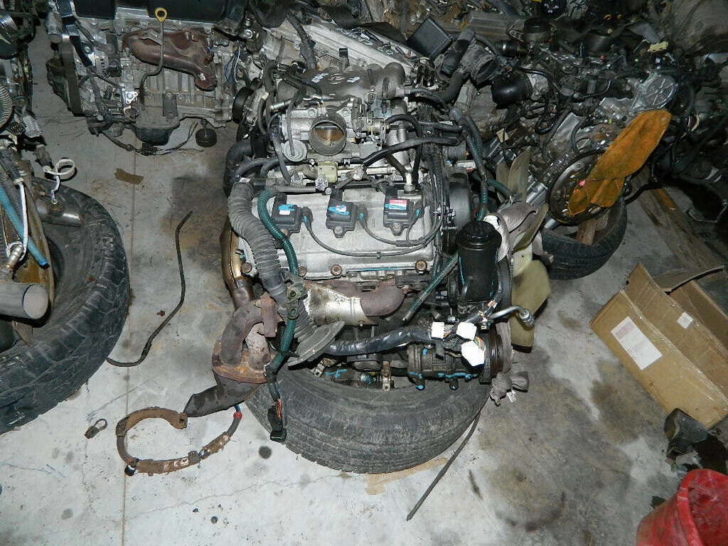 TOYOTA 4RUNNER TUNDRA T100 ENGINE MOTOR ASSY 3.4L V6 W/ACCESSORIES -SWAP READY
