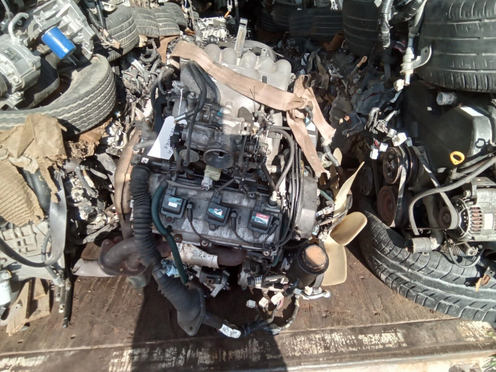 TOYOTA 4RUNNER TUNDRA T100 ENGINE MOTOR ASSY 3.4L V6 W/ACCESSORIES -SWAP READY